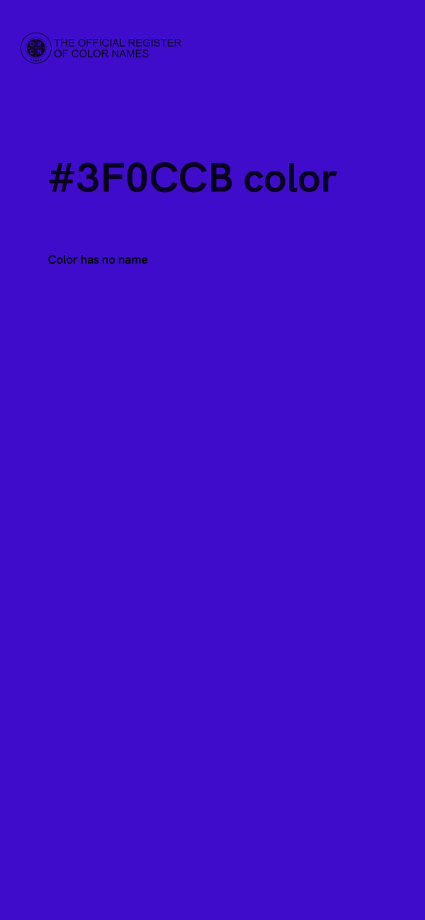 #3F0CCB color image