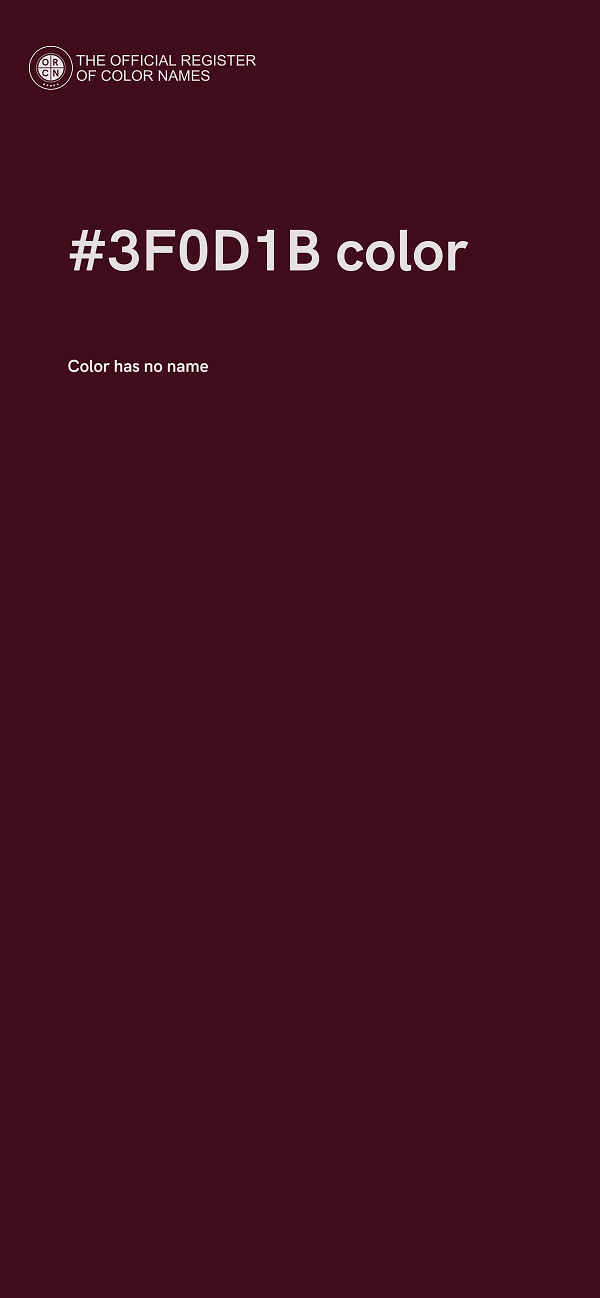 #3F0D1B color image