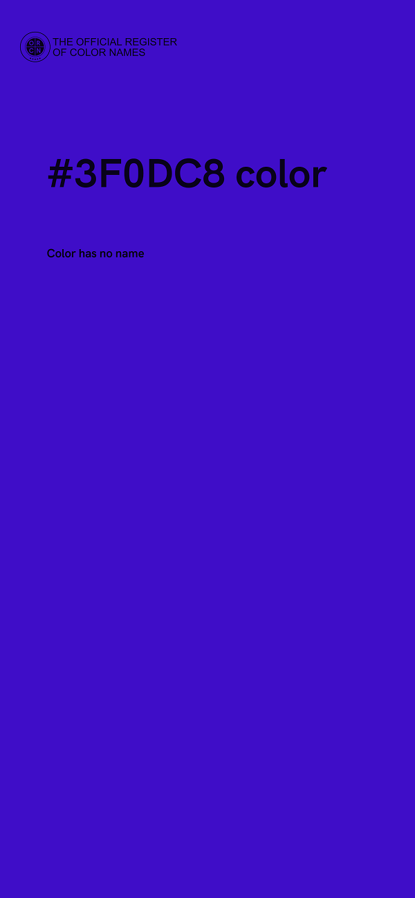 #3F0DC8 color image