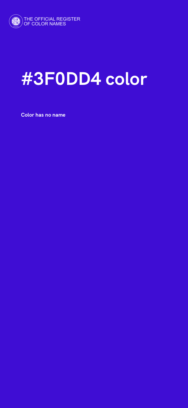 #3F0DD4 color image