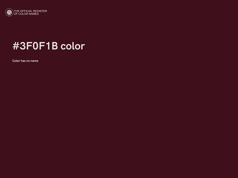 #3F0F1B color image