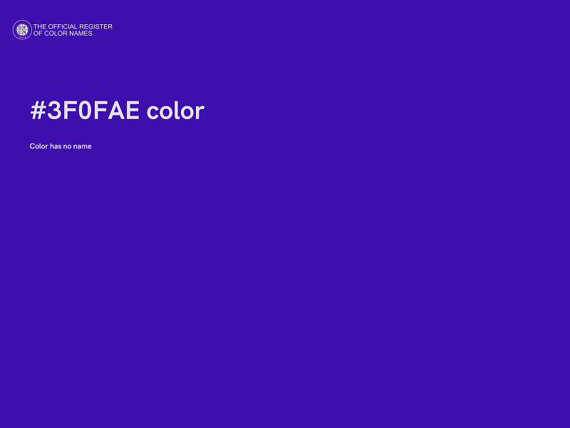 #3F0FAE color image