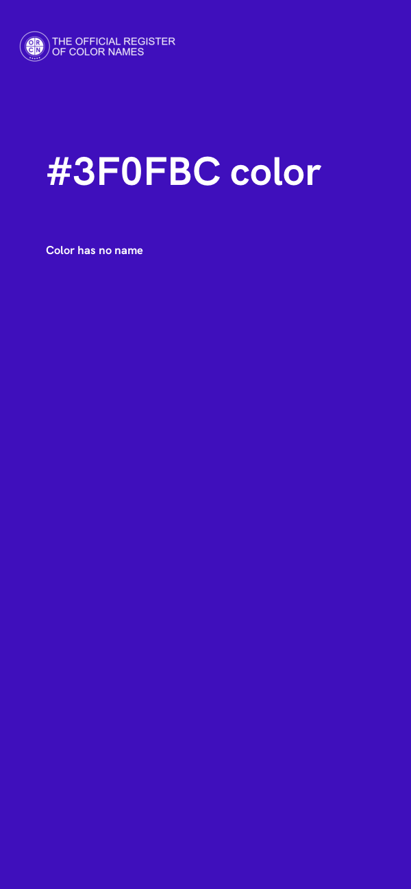 #3F0FBC color image