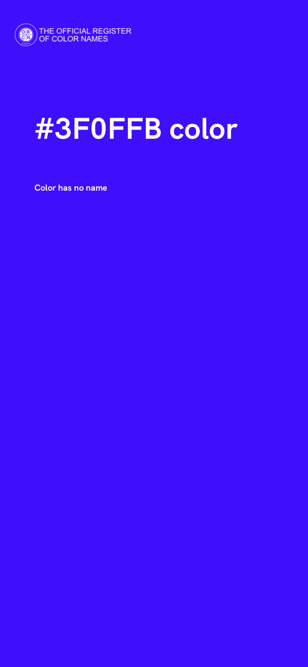 #3F0FFB color image