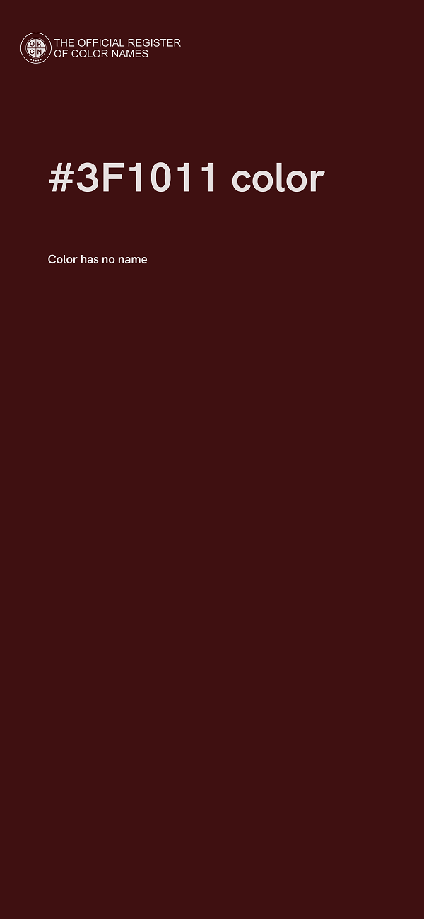 #3F1011 color image