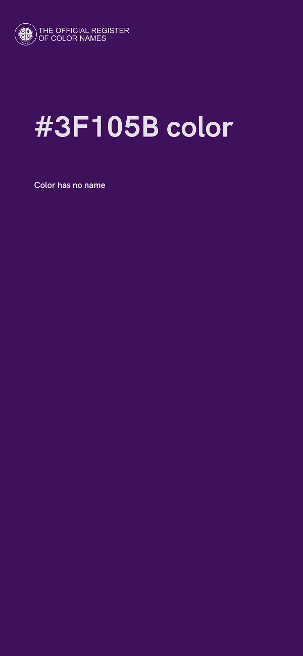 #3F105B color image