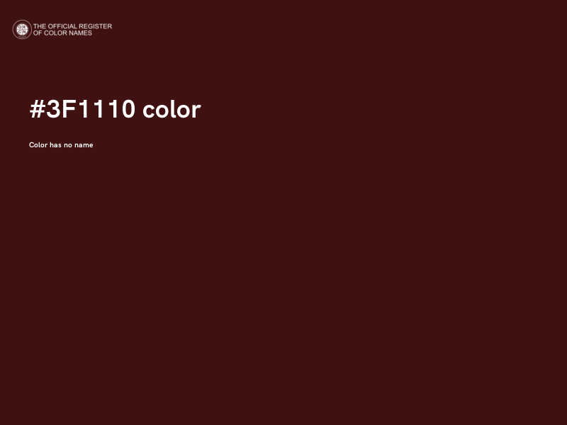 #3F1110 color image