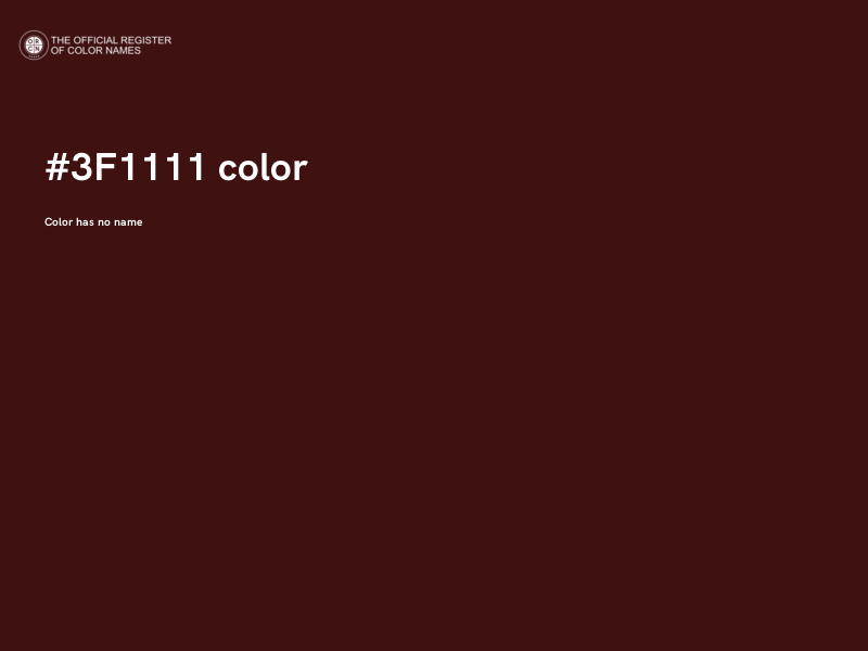#3F1111 color image