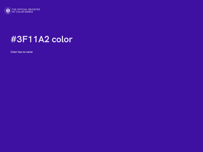 #3F11A2 color image