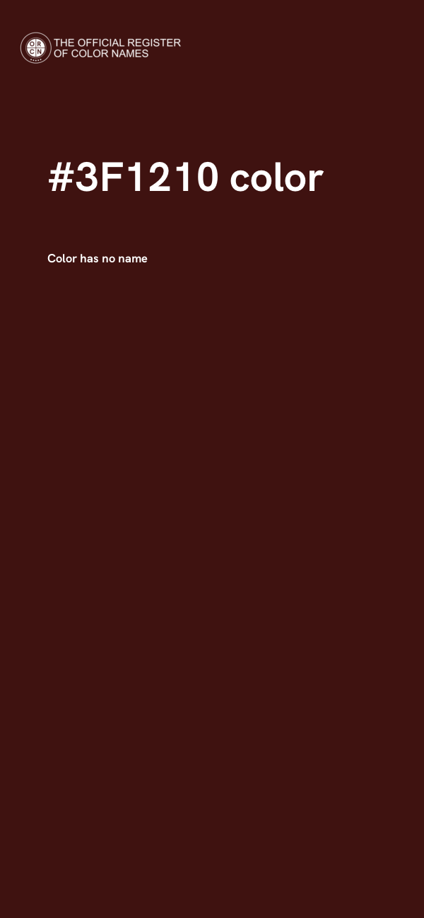 #3F1210 color image