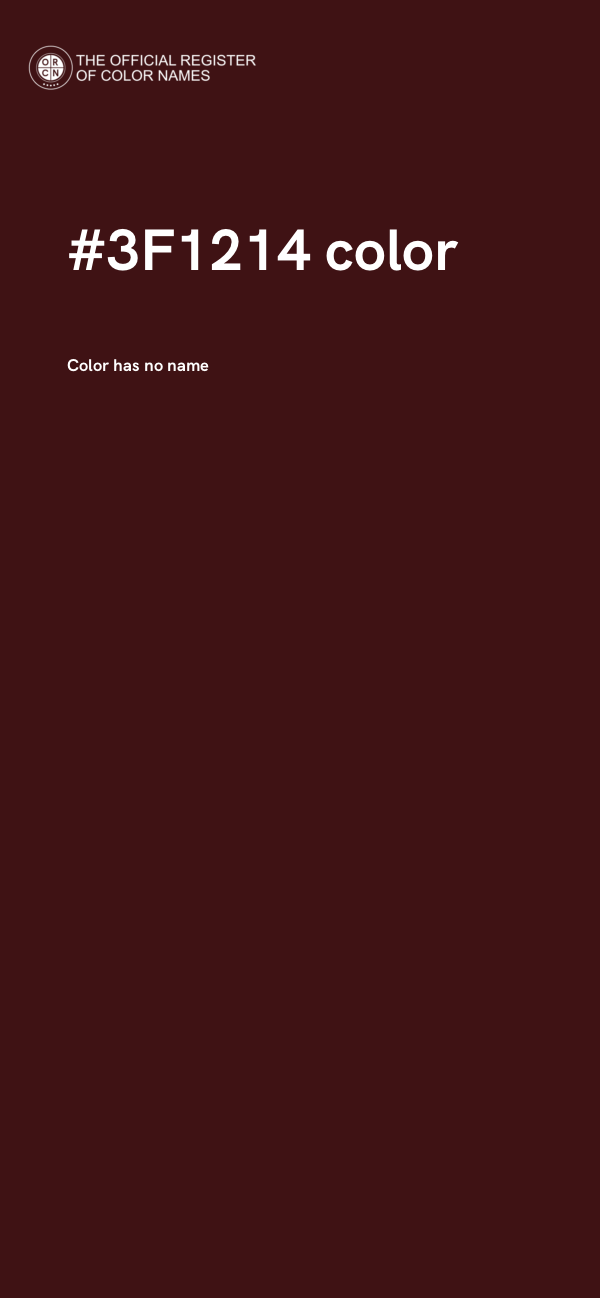 #3F1214 color image