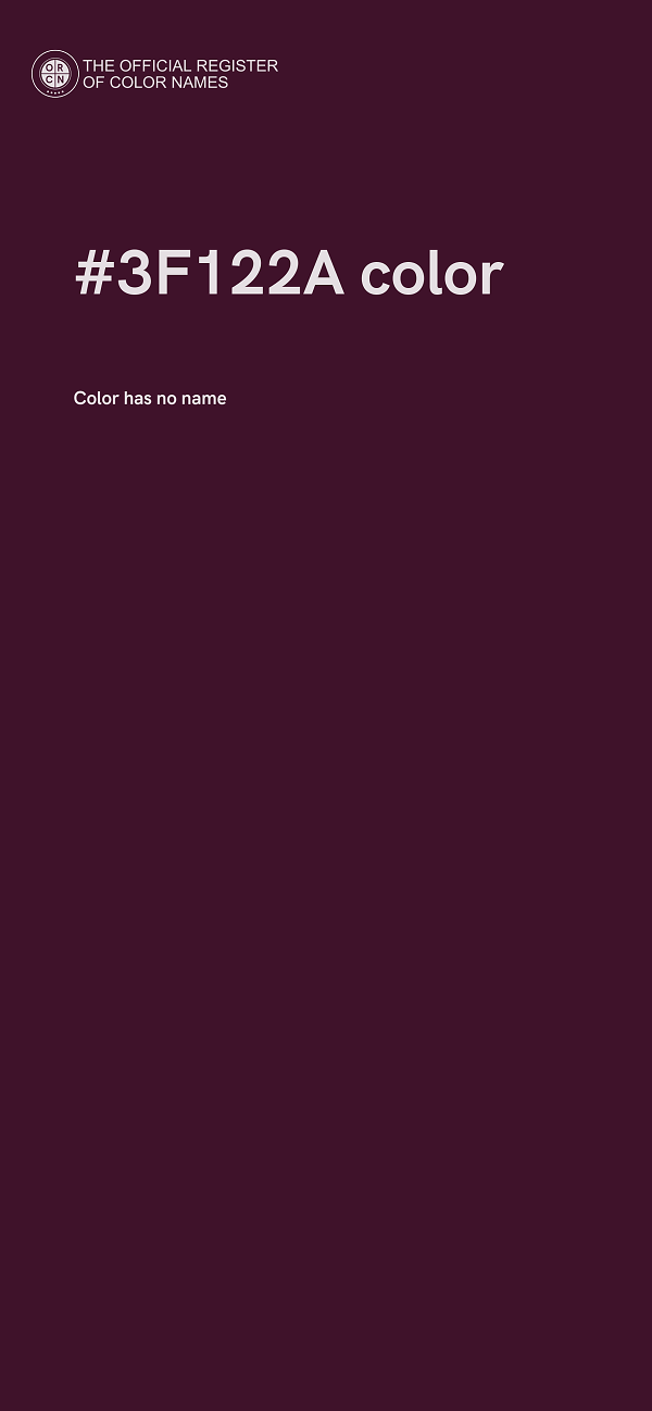 #3F122A color image