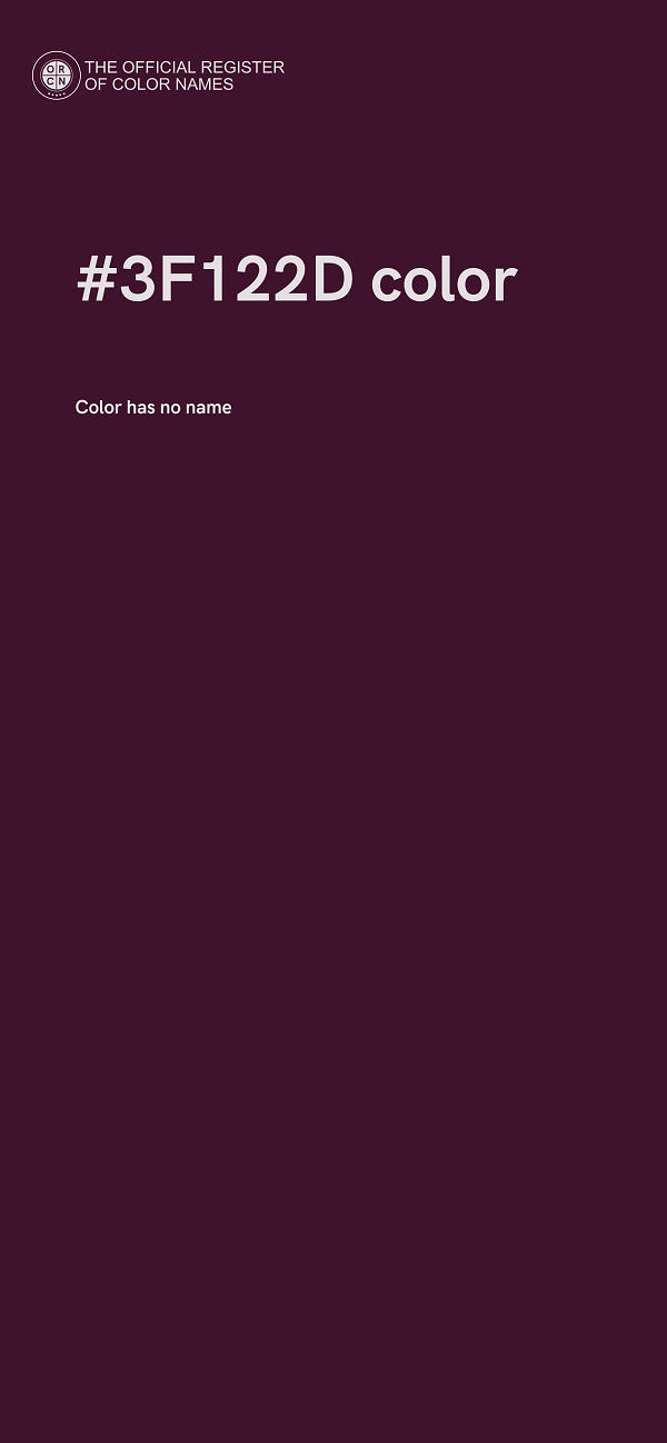 #3F122D color image