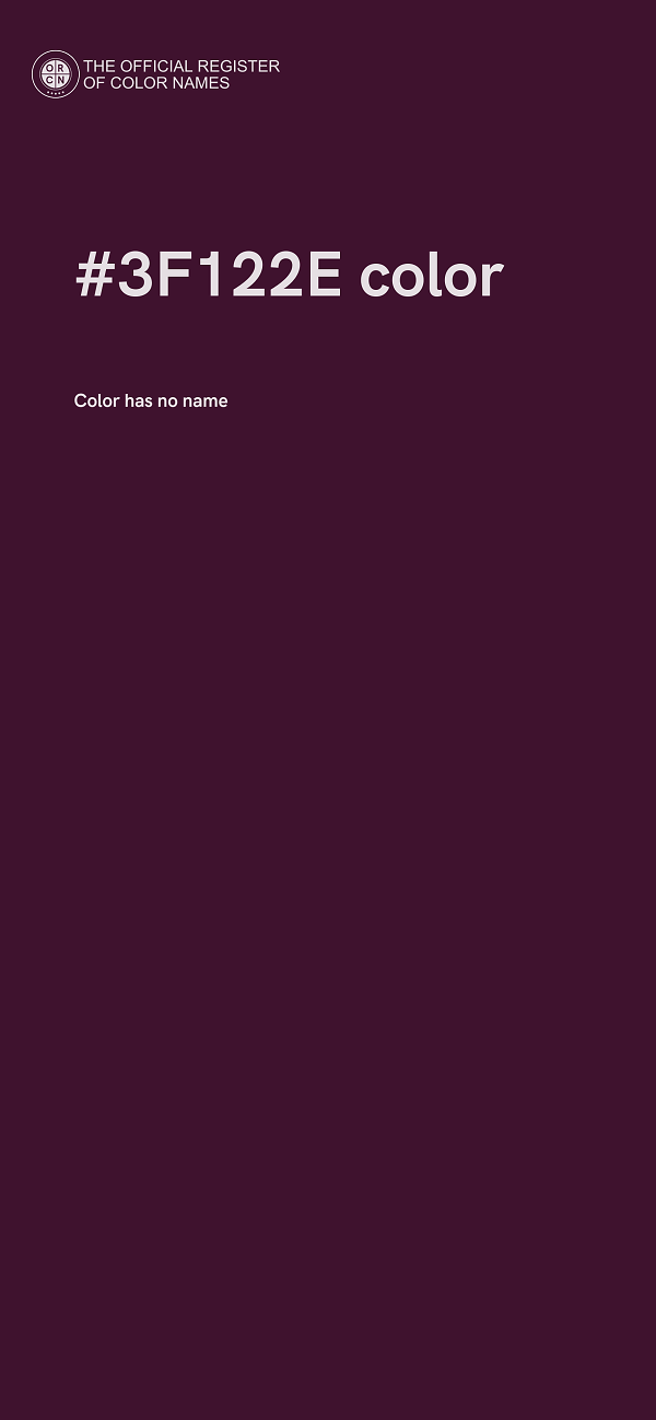 #3F122E color image