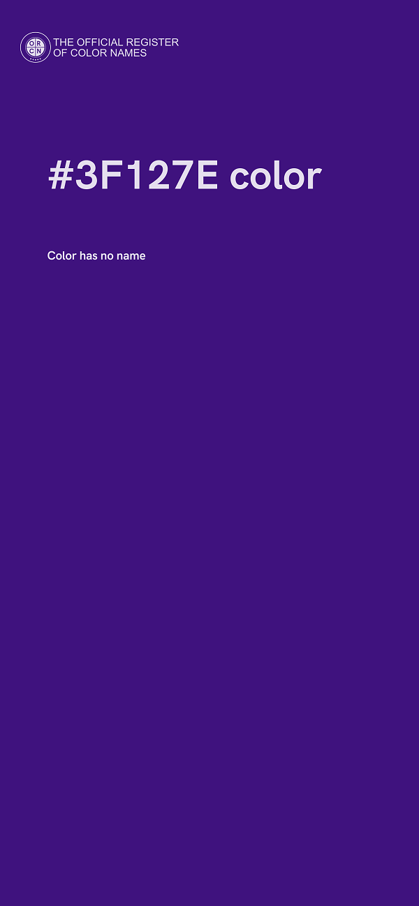 #3F127E color image