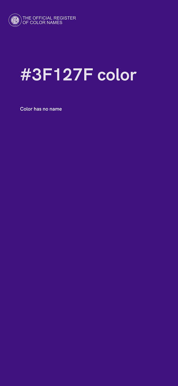 #3F127F color image