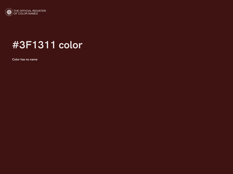 #3F1311 color image