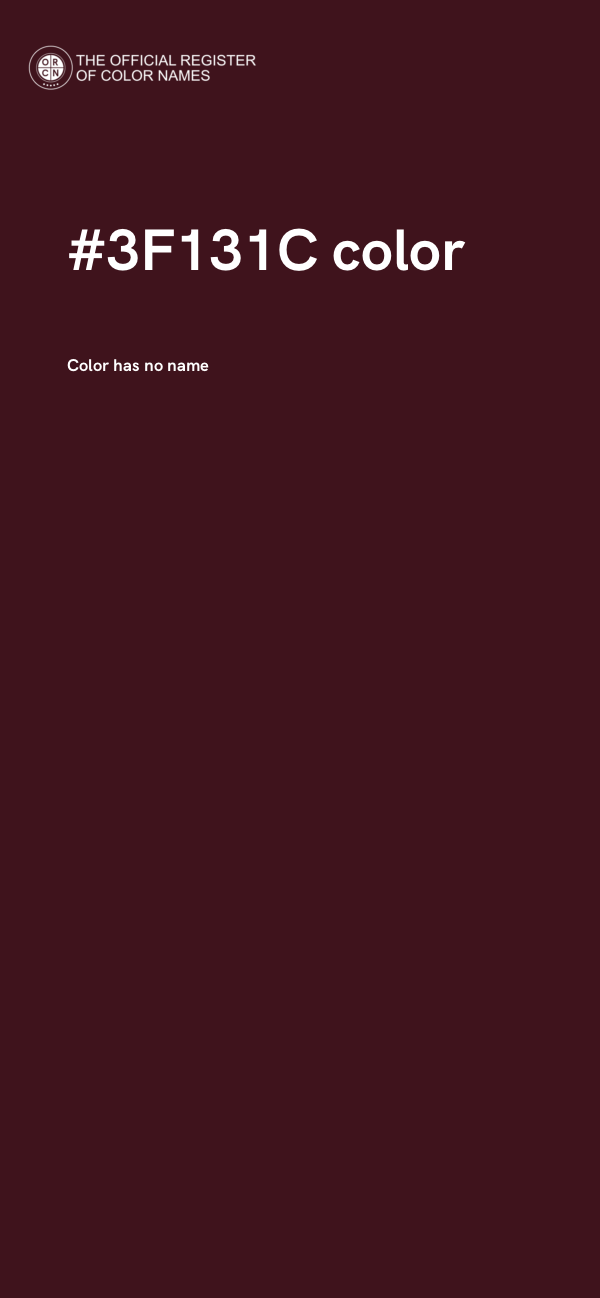 #3F131C color image