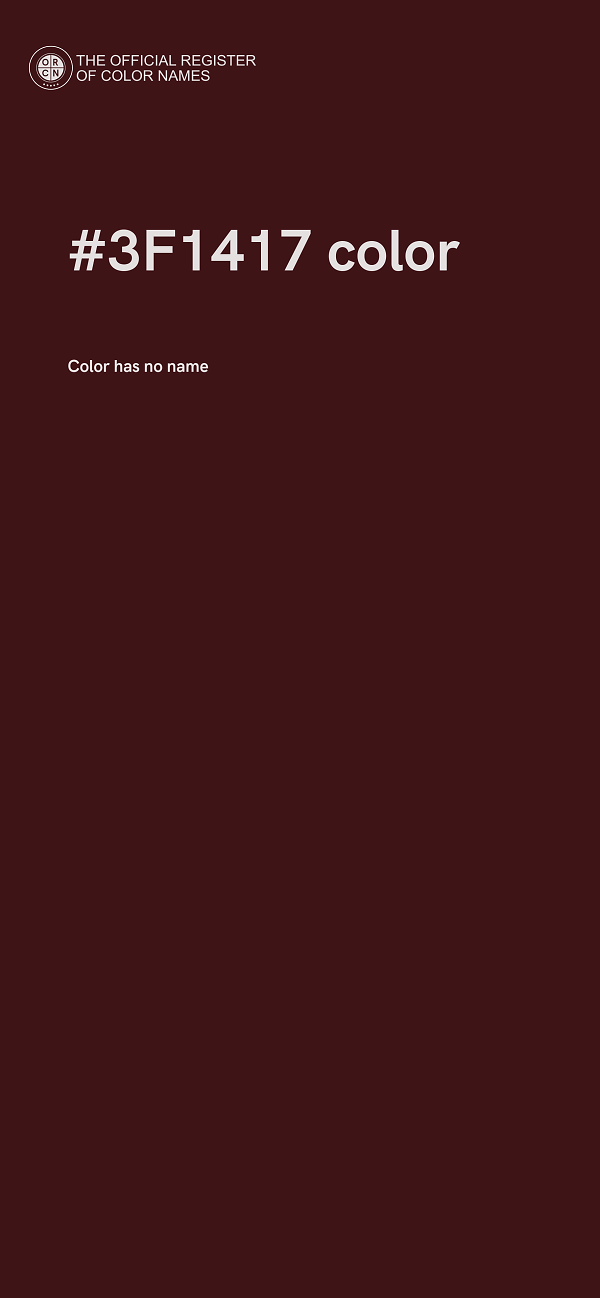 #3F1417 color image