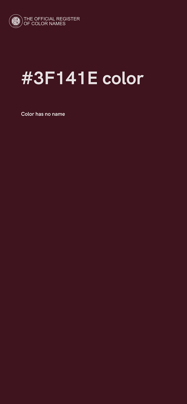 #3F141E color image