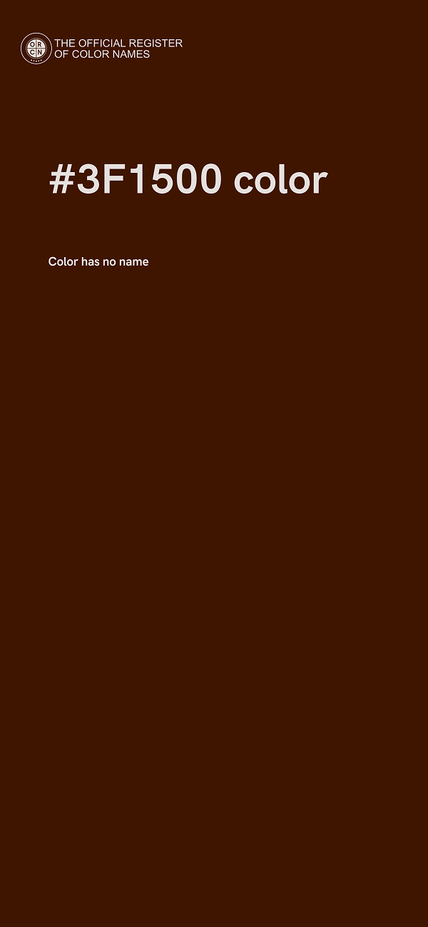 #3F1500 color image