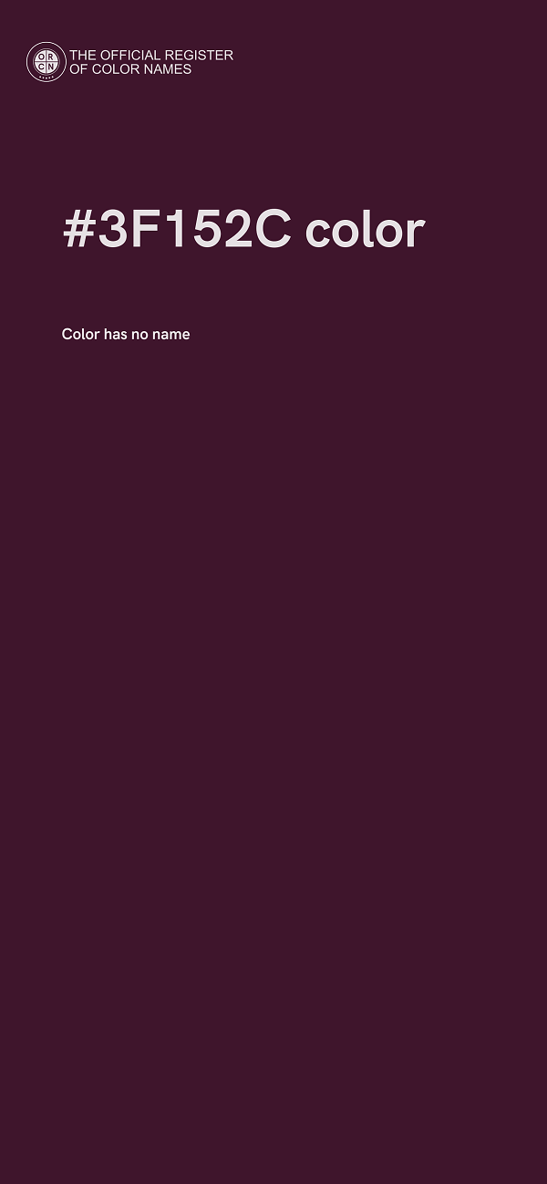 #3F152C color image