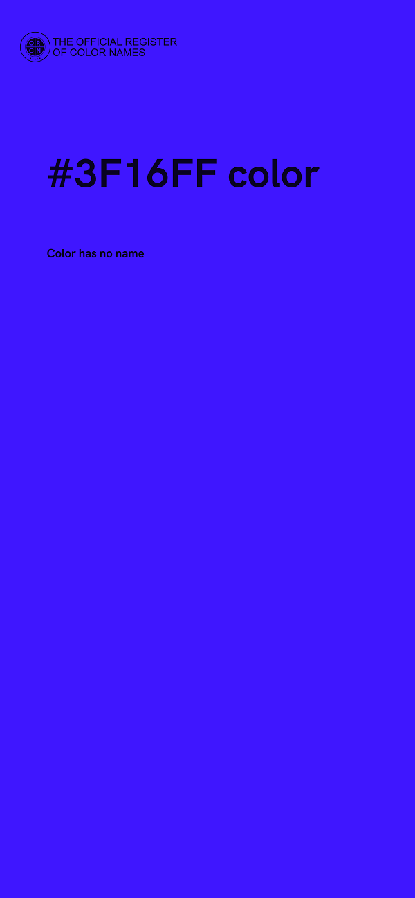 #3F16FF color image