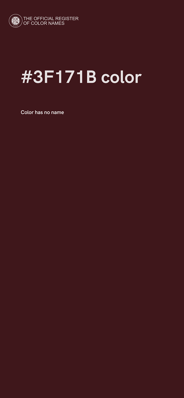 #3F171B color image