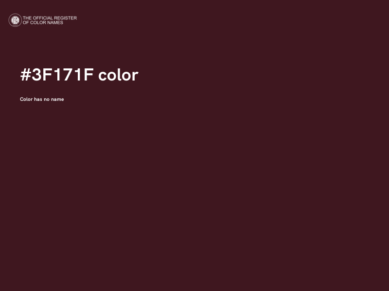 #3F171F color image