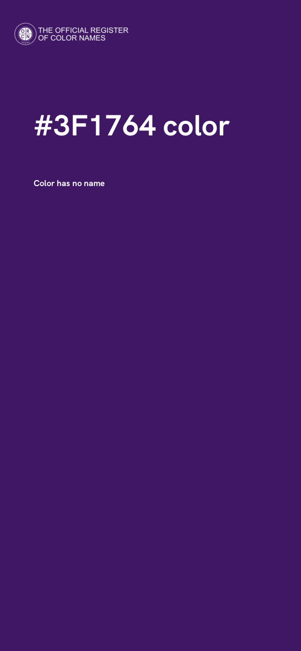 #3F1764 color image