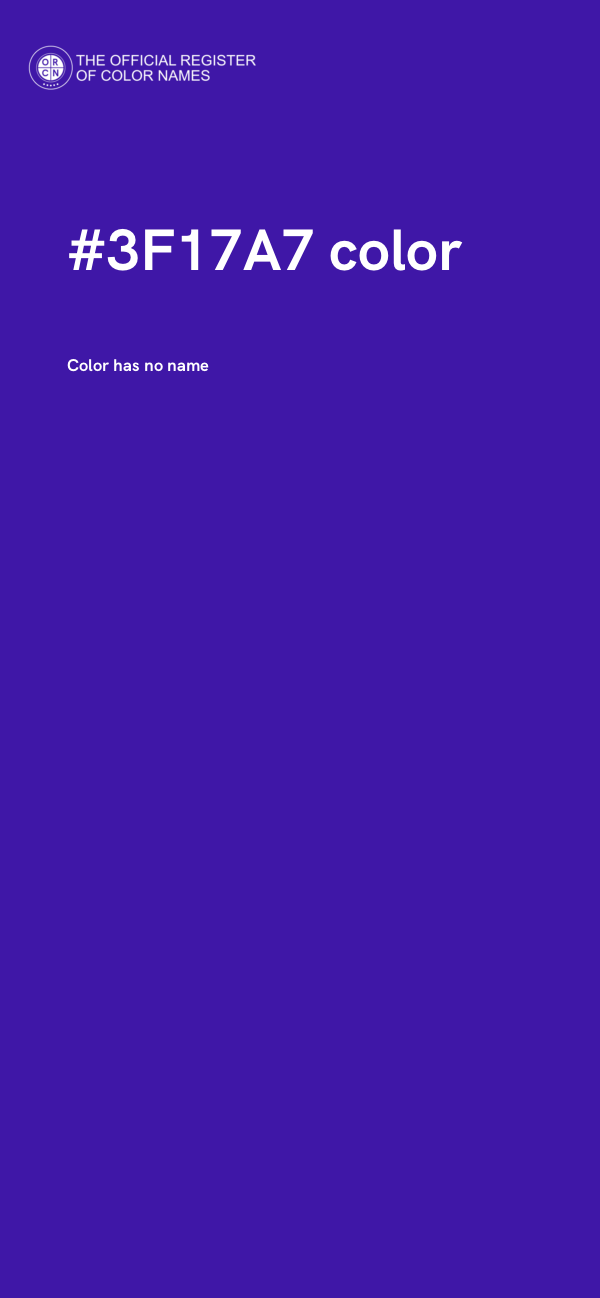 #3F17A7 color image