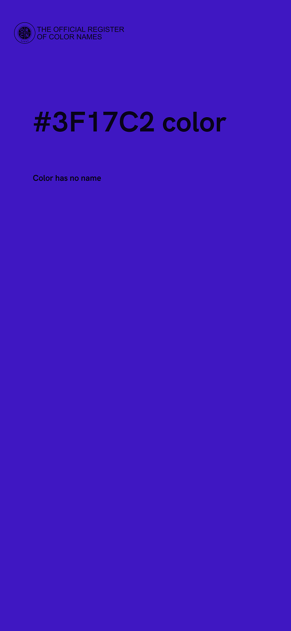 #3F17C2 color image