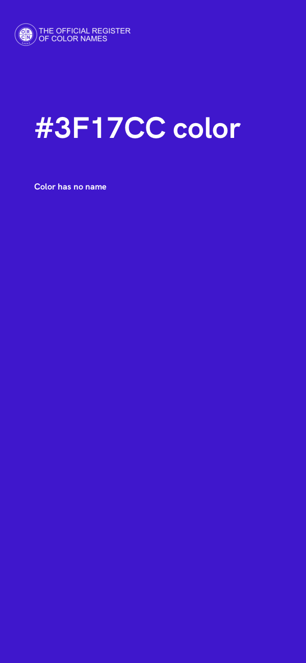 #3F17CC color image