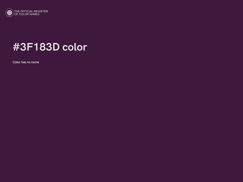 #3F183D color image