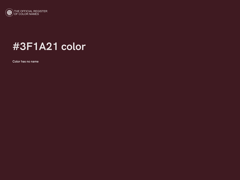 #3F1A21 color image