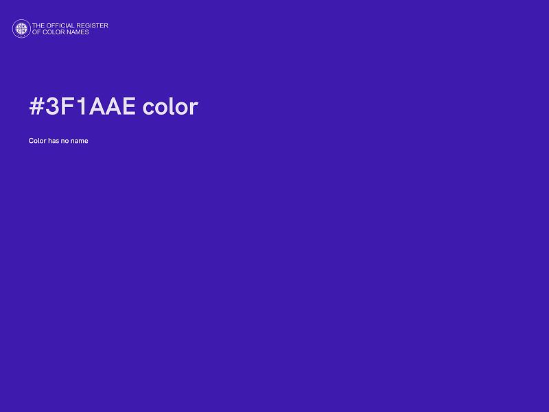 #3F1AAE color image