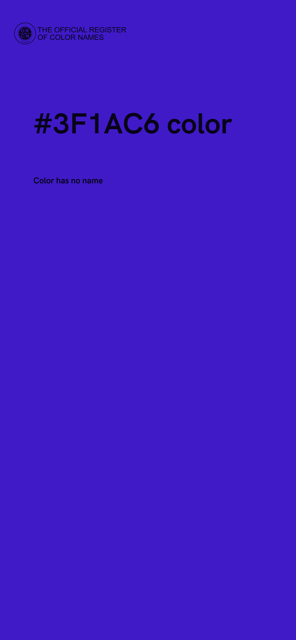#3F1AC6 color image