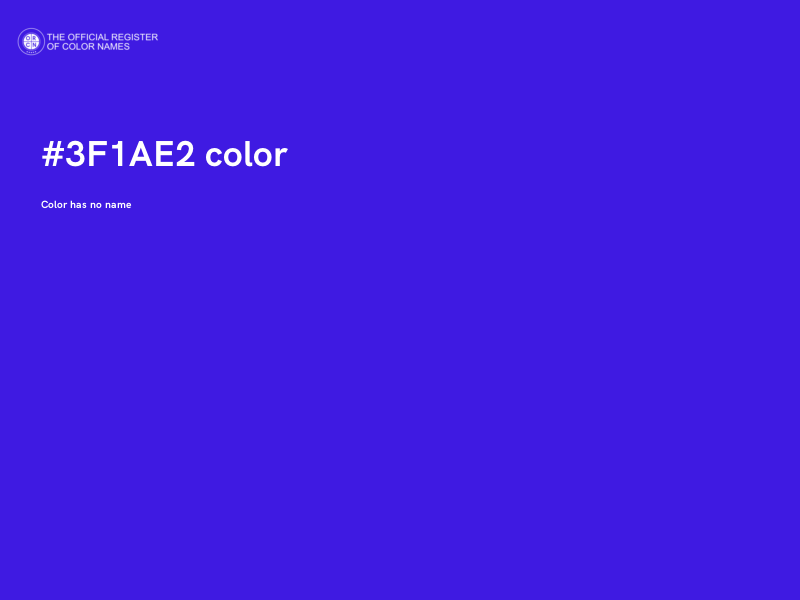 #3F1AE2 color image