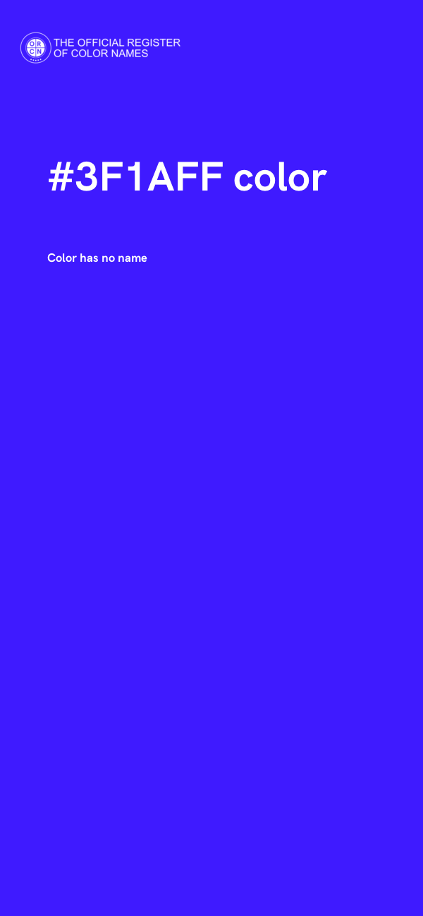 #3F1AFF color image