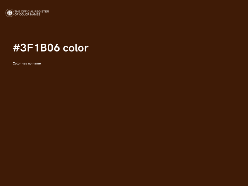 #3F1B06 color image