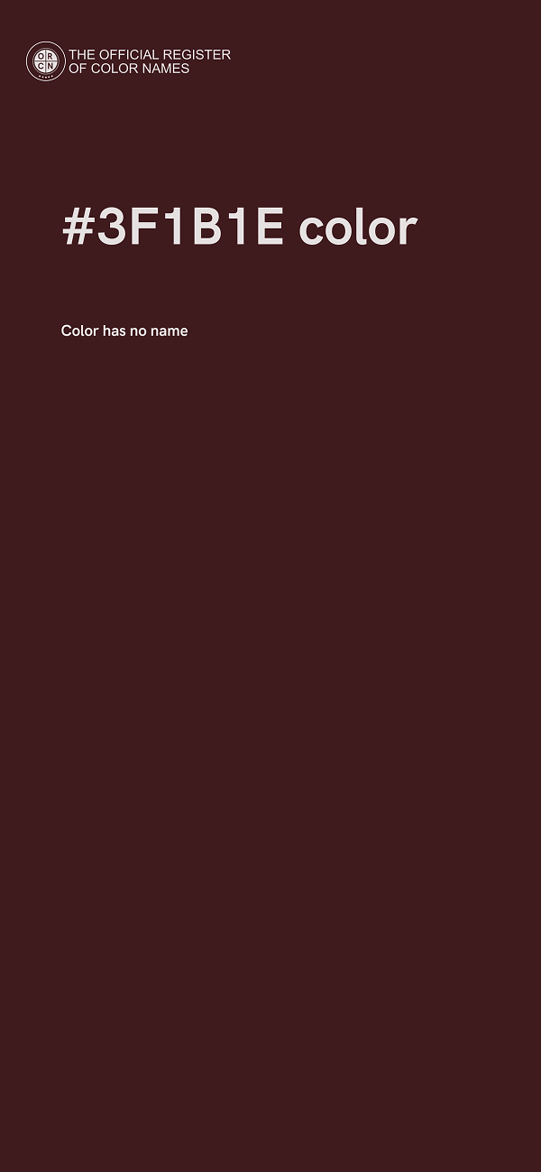 #3F1B1E color image
