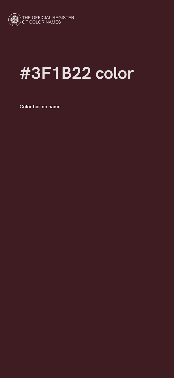 #3F1B22 color image