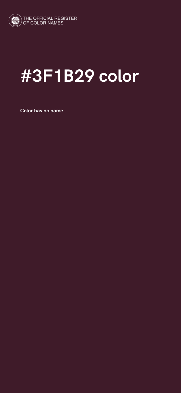 #3F1B29 color image