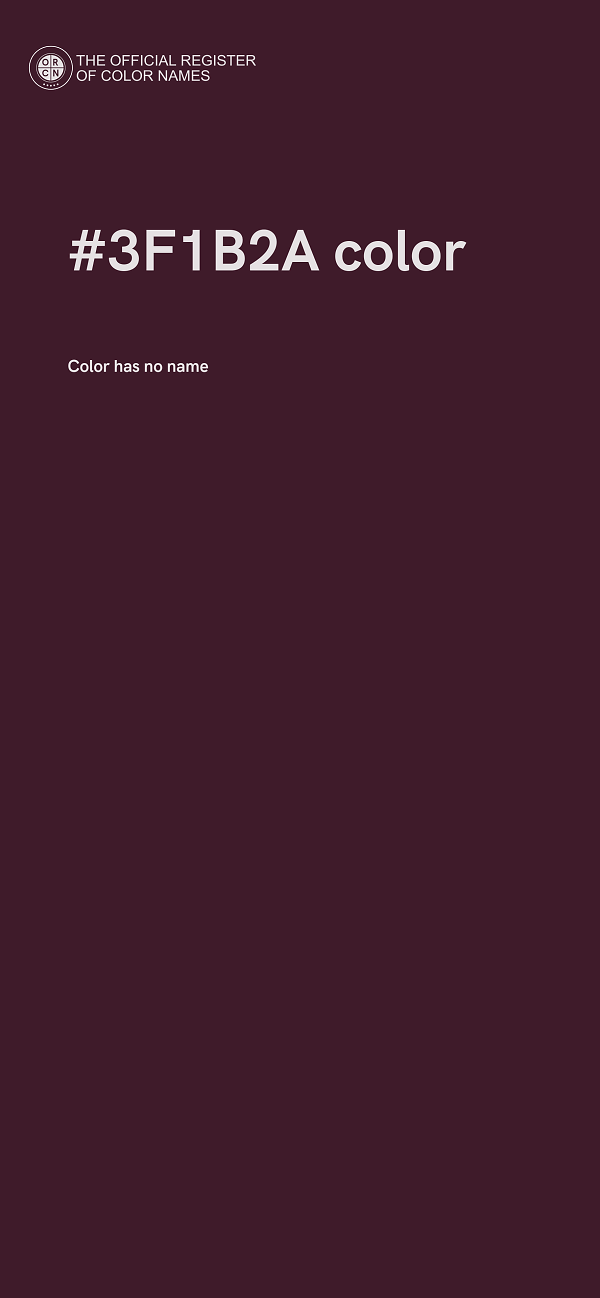 #3F1B2A color image
