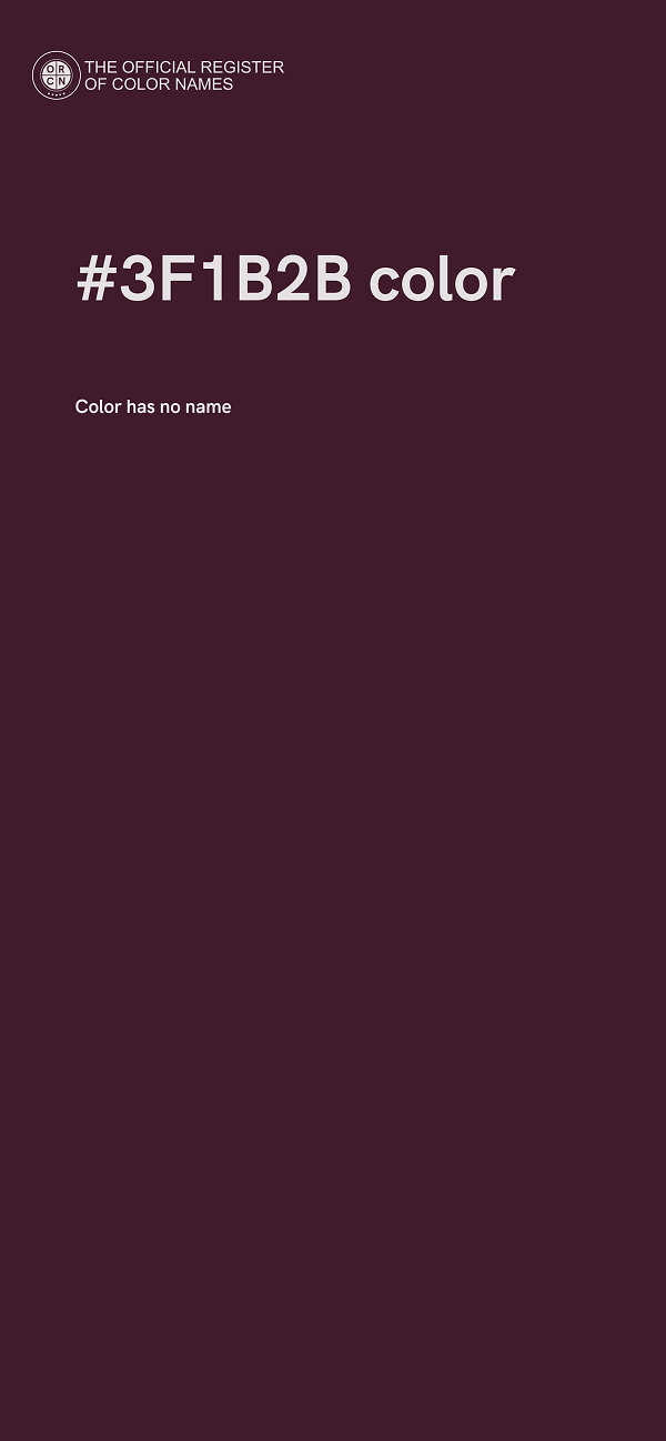 #3F1B2B color image