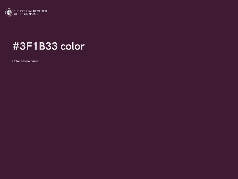 #3F1B33 color image