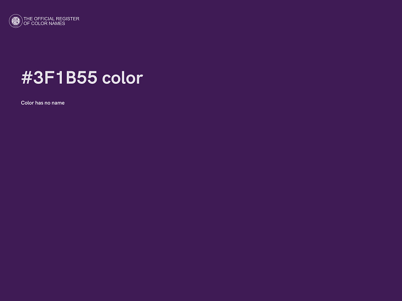 #3F1B55 color image