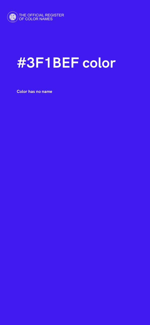 #3F1BEF color image