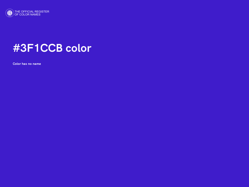 #3F1CCB color image