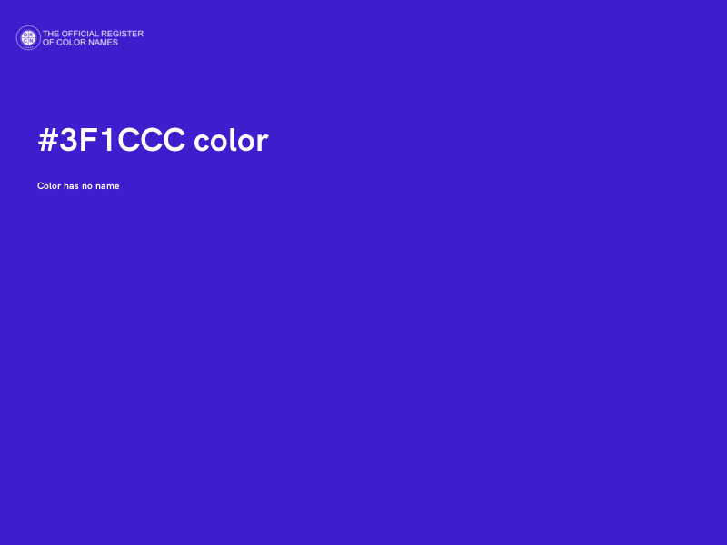 #3F1CCC color image